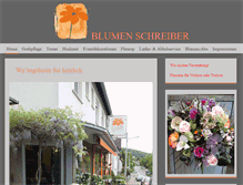 Tablet Screenshot of blumenschreiber.de